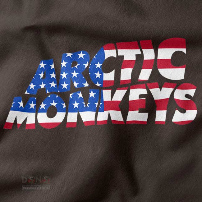 Arctic Monkeys American flag graphic t-shirt streetwear