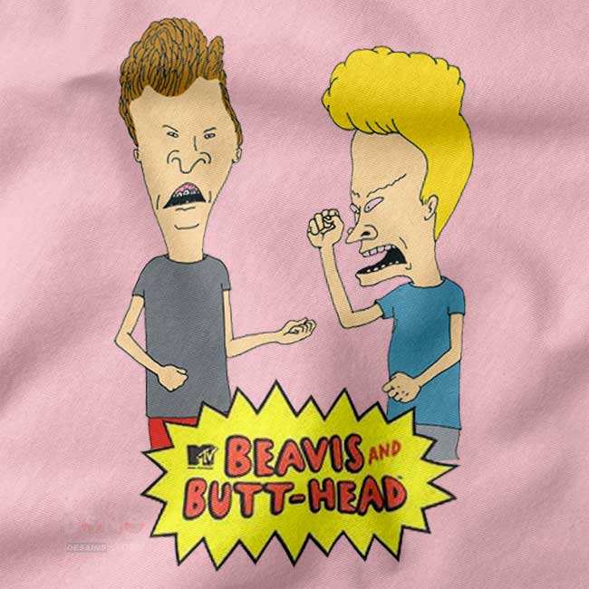 Beavis and Butt-Head cartoon graphic t-shirt