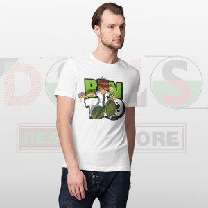Ben 10 Power Up Graphic Tee – Nostalgic Cartoon Hero