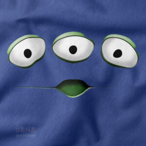 Eye alien monster graphic t-shirt streetwear style