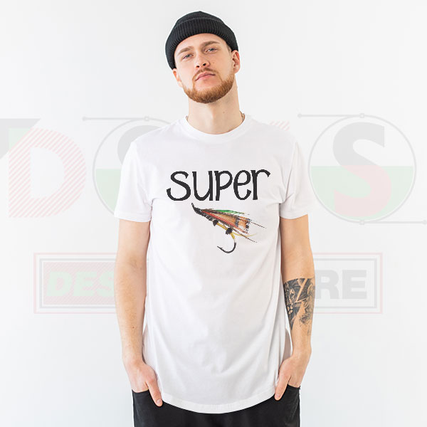 Fly Fishing Super T-Shirt – Retro Outdoor Graphic Tee