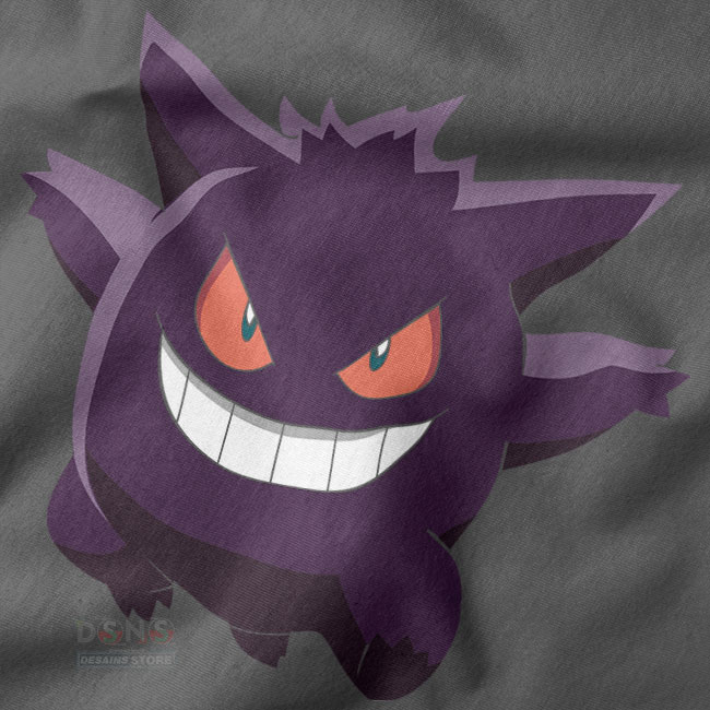 Gengar ghost Pokémon graphic t-shirt streetwear