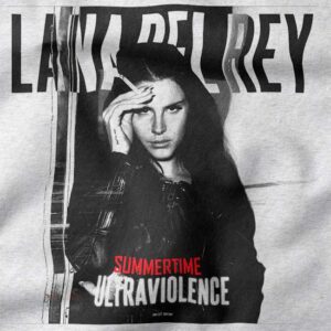 Lana Del Rey Ultraviolence poster art graphic t-shirt