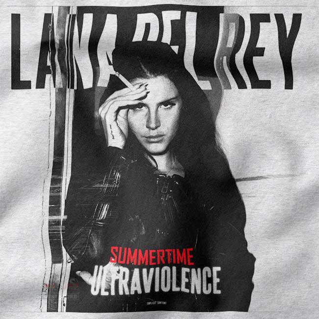 Lana Del Rey Ultraviolence poster art graphic t-shirt