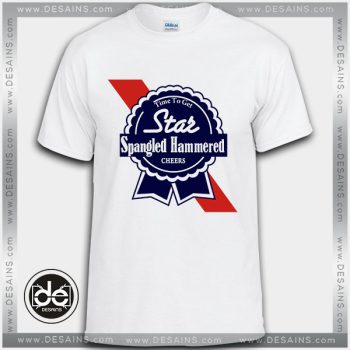 Buy Tshirt Star Spangled Hammered Tshirt Print Womens Mens Size S-3XL