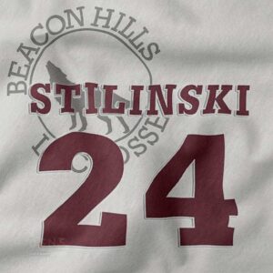 Stilinski 24 lacrosse Teen Wolf graphic t-shirt