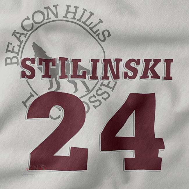 Stilinski 24 lacrosse Teen Wolf graphic t-shirt