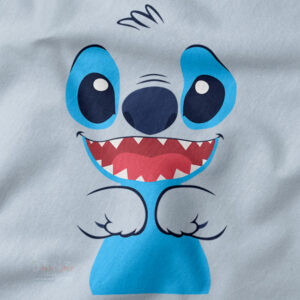 Stitch funny face graphic t-shirt