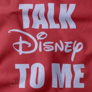 Talk Disney To Me graphic sweatshirt pop culture style