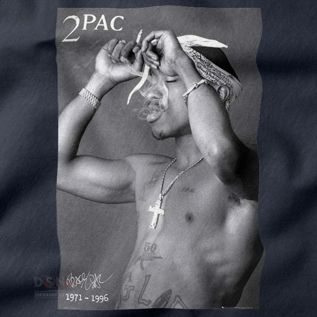 Tupac Shakur poster art graphic t-shirt