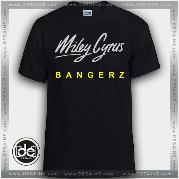 Buy Tshirt Miley Cyrus Bangerz World Tour Tshirt Print Womens Mens Size S-3XL