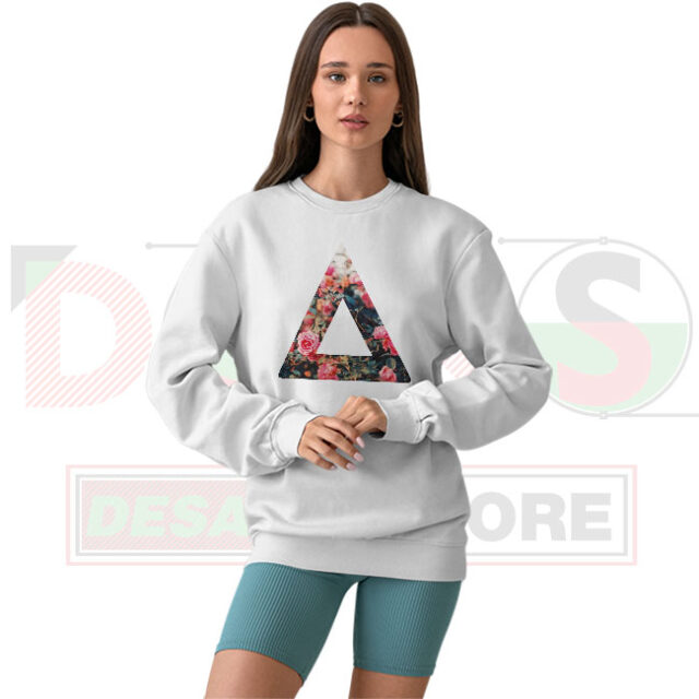 Bastille Logo Flowers Sweatshirt