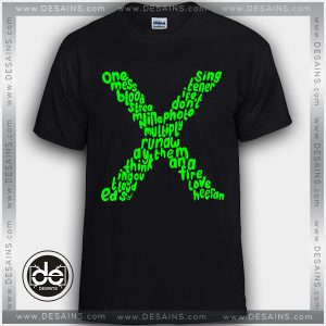 Best Tee Shirt Ed Sheeran Singer X Album Cover