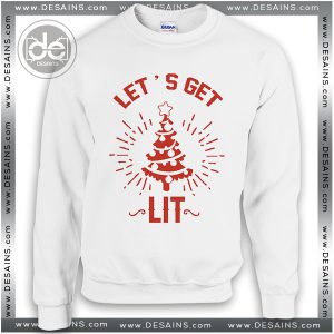 Best Ugly Christmas Sweater Let's Get Lit