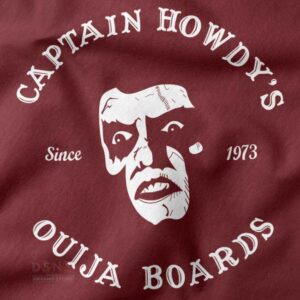 Captain Howdy Ouija board graphic tee shirt