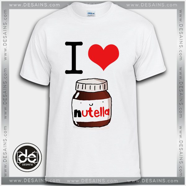 Cheap Tee Shirt Dress I Heart Nutella Custom Tshirt