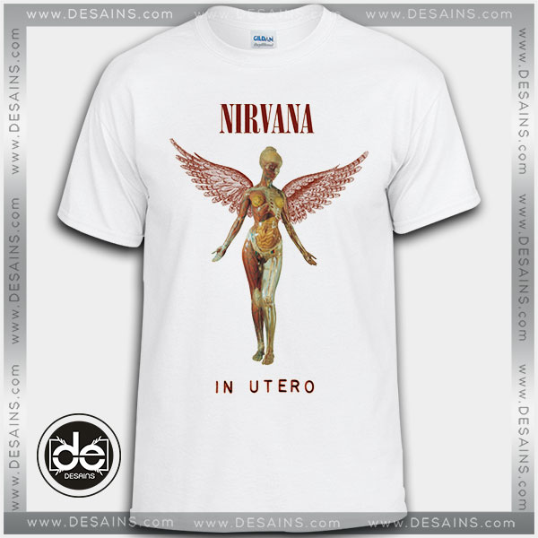 Cheap Tee Shirt Nirvana In Utero Album Custom Tshirt