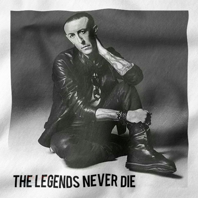 Chester Bennington inspired rock t-shirt