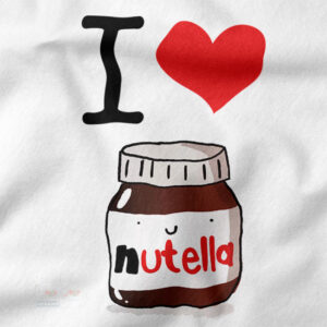 I Heart Nutella funny graphic t-shirt streetwear style