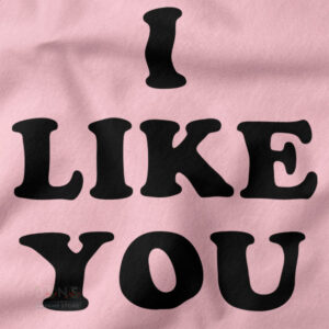 I Like You funny graphic tank top