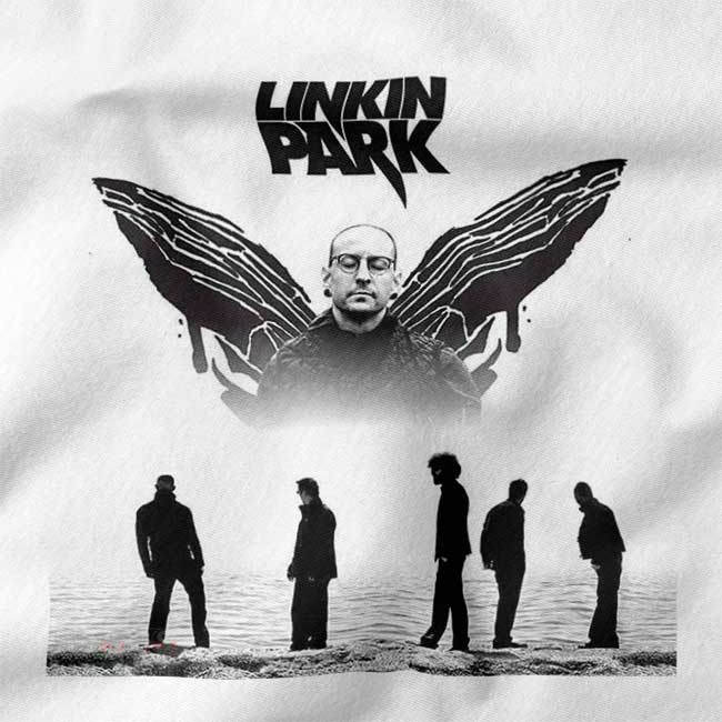 Linkin Park legend tribute graphic t-shirt