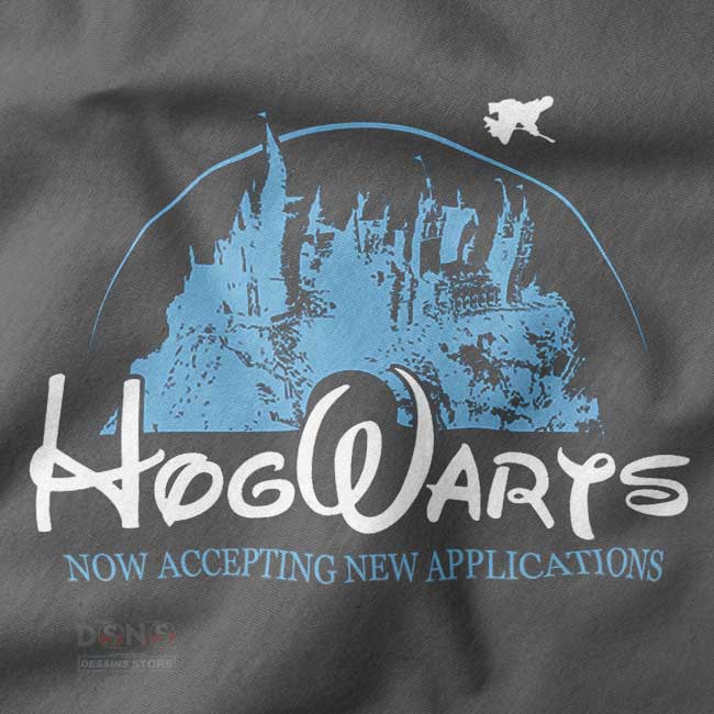 Magical castle wizard inspired graphic t-shirt