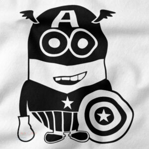 Minions Captain America inspired funny kids t-shirt