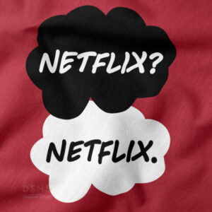 Netflix With Friends graphic t-shirt