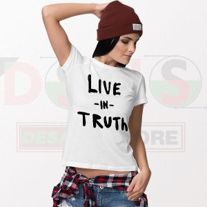 Tee Shirt Dress Live in Truth - DESAINS STORE