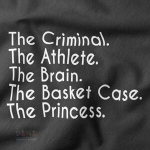 The Breakfast Club movie graphic t-shirt streetwear