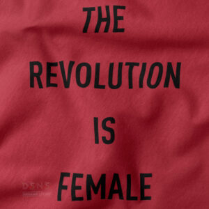 The Revolution Is Female feminist graphic t-shirt