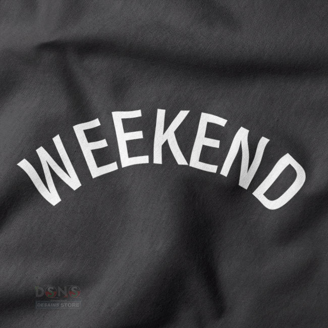 Weekend tee shirt dress casual streetwear style