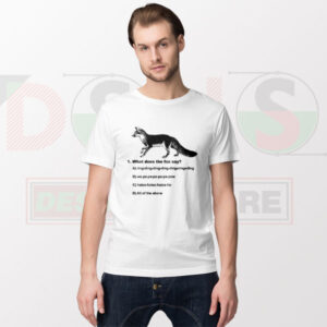 Ylvis “What Does The Fox Say” Funny Graphic Tee – Viral Pop Culture