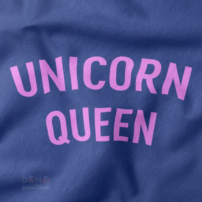 unicorn queen funny graphic t-shirt