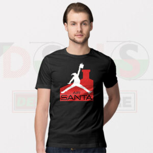 Air Santa Christmas T-Shirt Dress – Playful Holiday Streetwear