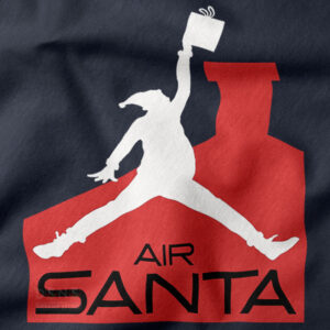 Air Santa Christmas graphic t-shirt dress