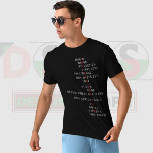 BTS InFires Wings Theory Tee – K-Pop Concept Graphic T-Shirt