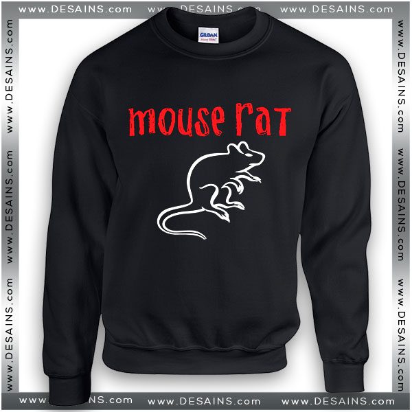 Cheap Graphic Sweatshirt Mouse Rat Band Logo On Sale