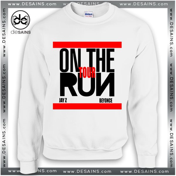 Cheap Graphic Sweatshirt On the Run Tour Beyoncé and Jay Z On Sale