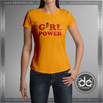 Cheap Graphic Tee Shirts Girl Power Womens Tshirt On Sale