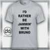 Cheap Graphic Tee Shirts Jammin With Bruno Mars on Sale