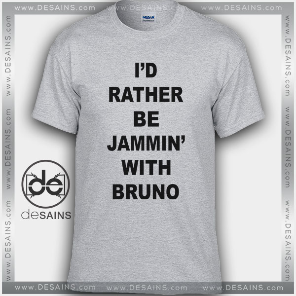 Cheap Graphic Tee Shirts Jammin With Bruno Mars on Sale