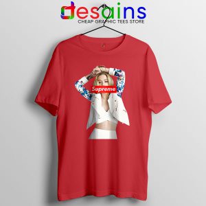 Cheap Red Tshirt Celebrity Iggy Azalea Sexy