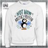 Cheap Ugly Christmas Sweater Not Now Arctic Puffin Elf