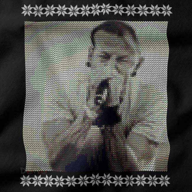 Chester Bennington Screams ugly Christmas sweater graphic