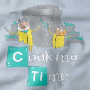 Cooking Time Adventure cartoon graphic tee