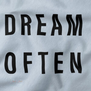 Dream Often minimalist graphic t-shirt dress