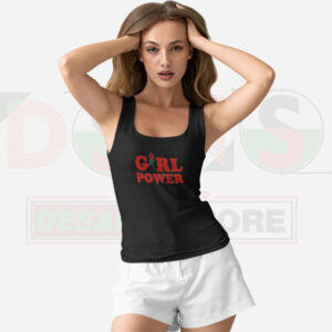 Girl Power Quote Tank Top – Bold & Confident Street Style