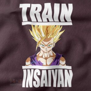 Gohan Saiyan training anime streetwear tee