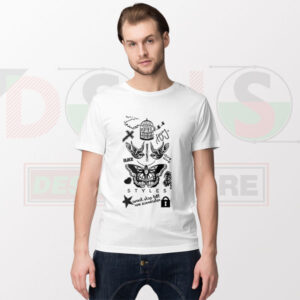 Harry Styles Tattoos Collection Tee – Iconic Pop Aesthetic